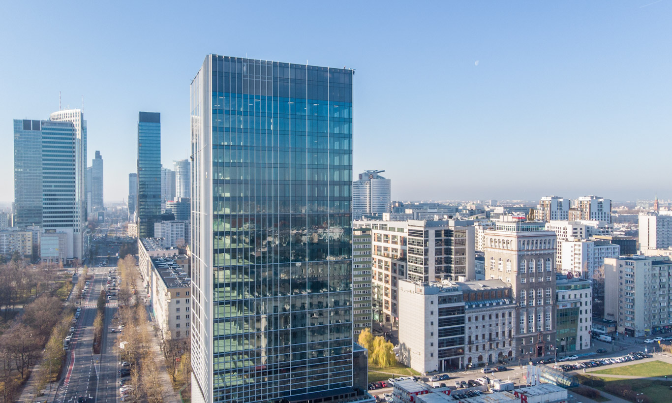 Bosch provides set of fire alarm, voice alarm, access and  video system to flagship skyscraper in downtown Warsaw